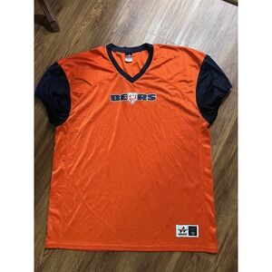 Alleson Football Jersey Youth 4X Orange Blue Bears 100% Polyester